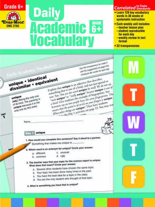 Title details for Daily Academic Vocabulary by Evan-Moor Educational Publishers - Available